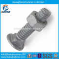 M12 Fabriqué en Chine Gr 8.8 DIN603 Full Thread HDG Carriage Bolt Grade 8